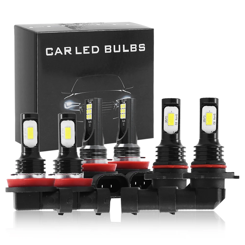 Hot sale 1Set H11 9005 LED Bulbs Auto Anti Fog Lamps Car Driving Running Light Foglamps High/Low Beam 6000K White 12V 24V
Hot sale 1Set H11 9005 LED Bulbs Auto Anti Fog Lamps Car Driving Running Light Foglamps High/Low Beam 6000K White 12V 24V