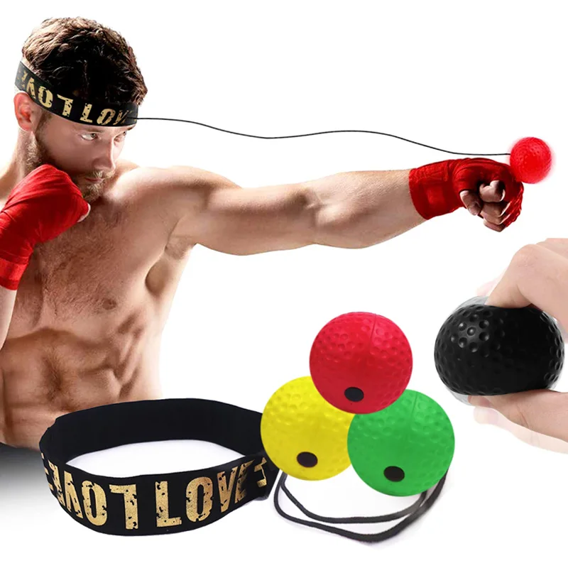 Boxing Reflex Ball Head Band Fighting Speed Training Punch Ball MMA Sanda Boxer Hand Eye Training Set For Gym Muay Thai Exercise
Boxing Reflex Ball Head Band Fighting Speed Training Punch Ball MMA Sanda Boxer Hand Eye Training Set For Gym Muay Thai Exercise