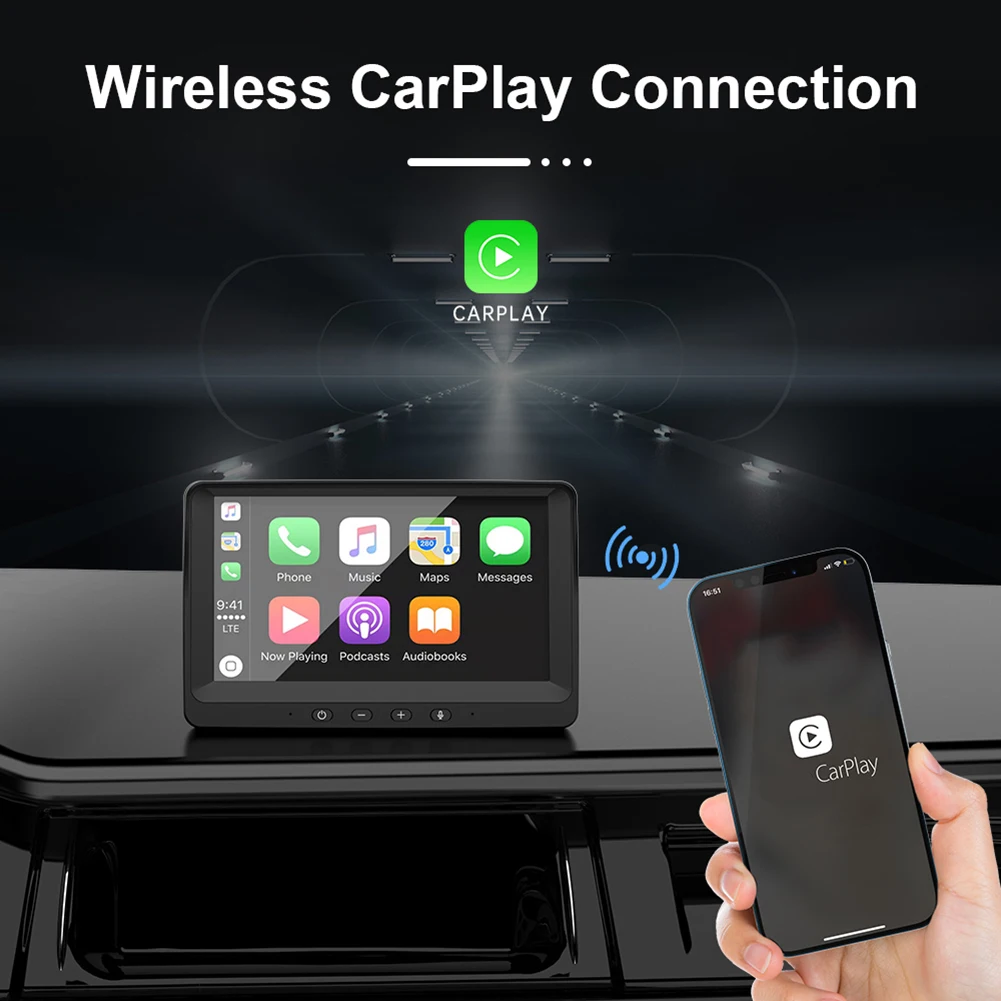 Car Wireless Carplay Radio Voice Control 7\" IPS Car Touch Screen Player Bluetooth Support KVPMP/FLV/M2TS/MPG/JPEG/GIF/PNG/FLAC
Car Wireless Carplay Radio Voice Control 7\" IPS Car Touch Screen Player Bluetooth Support KVPMP/FLV/M2TS/MPG/JPEG/GIF/PNG/FLAC
