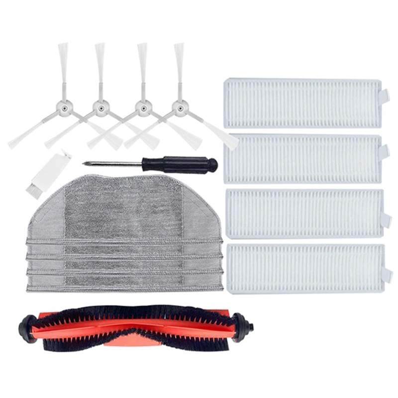 

Hot TOD-Main Side Brush Hepa Filter Mop Cloth Spare Parts For Xiaomi Mijia G1 MJSTG1 Mi Robot Vacuum-Mop Essential Accessories