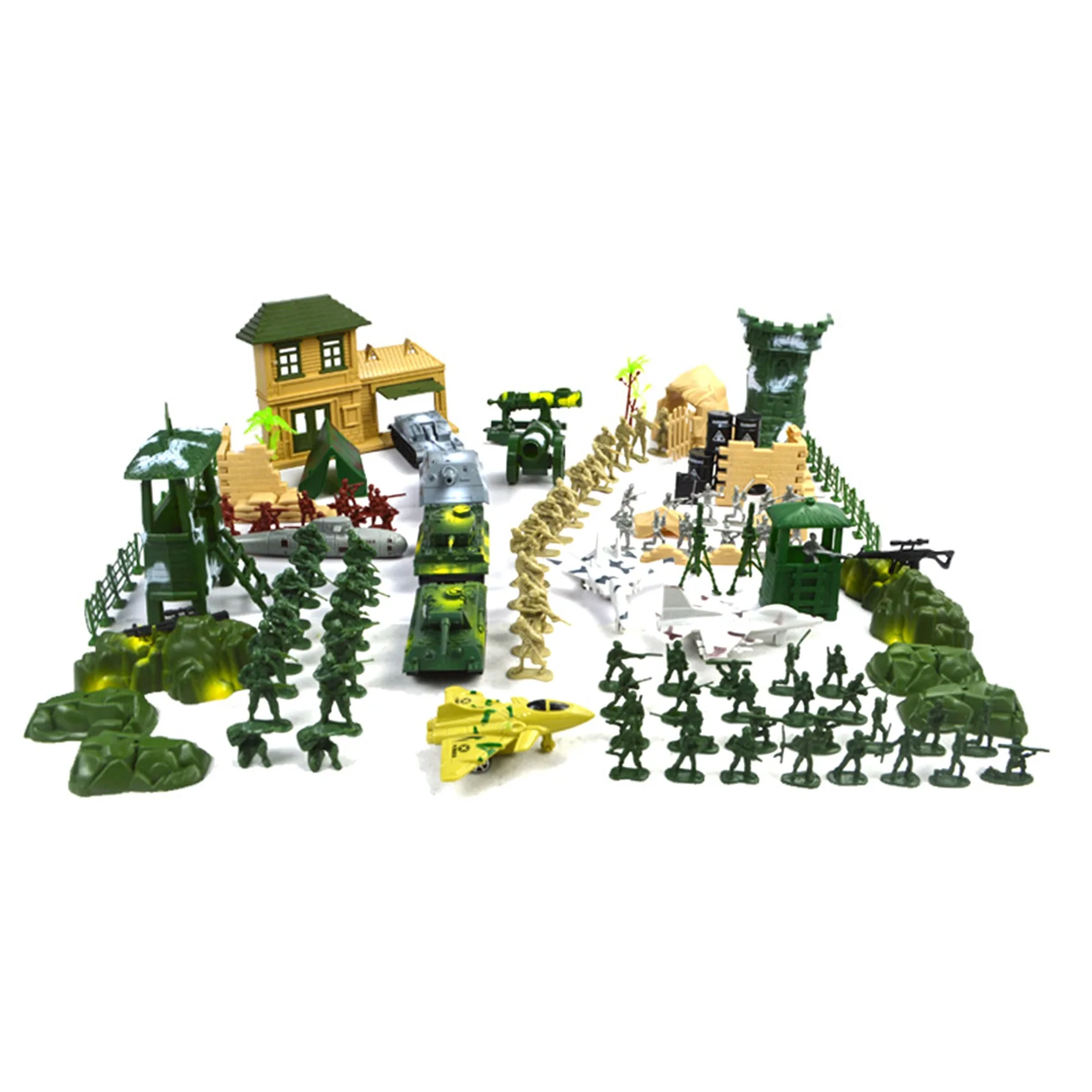 

300 Pcs/Set Simulation Static War Soldiers DIY Scene Mini Soldier Figures Sand Table Game Gift Toys for Children