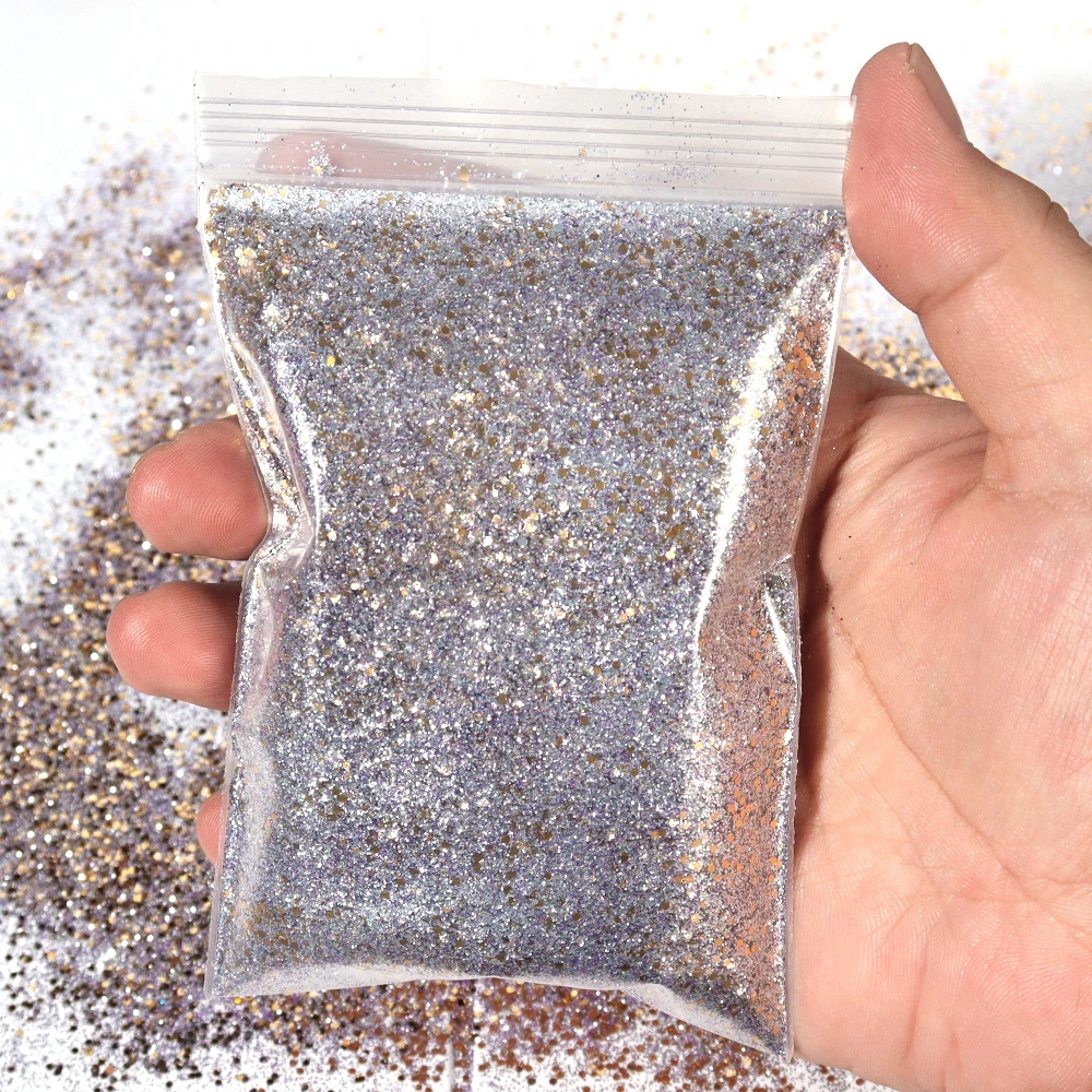 50g Holographic Rose Gold Nail Glitter Powder Nail Art Sequins Hexagon Pink/Gold Glitter Flakes for Acrylic Nail DIY Decoration
50g Holographic Rose Gold Nail Glitter Powder Nail Art Sequins Hexagon Pink/Gold Glitter Flakes for Acrylic Nail DIY Decoration