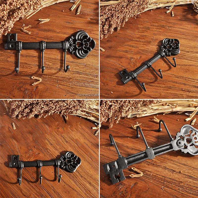 Indoor Wall Mounted Hook Jewelry Key Holder Vintage Bars Bathrooms Cast Iron Clothes Corridors Decoration Halls Home Practical
Indoor Wall Mounted Hook Jewelry Key Holder Vintage Bars Bathrooms Cast Iron Clothes Corridors Decoration Halls Home Practical