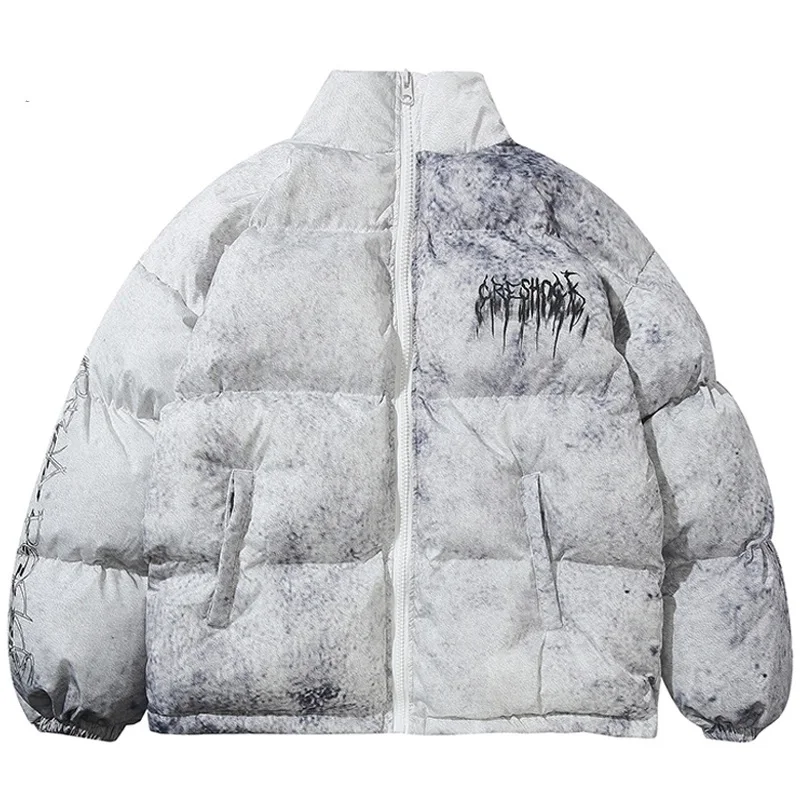 Oversize Padded Hip Hop Bomber Jacket Mens Streetwear Graffiti Jacket Cotton Winter Harajuku Down Jacket Coat Outwear AUSO 
Oversize Padded Hip Hop Bomber Jacket Mens Streetwear Graffiti Jacket Cotton Winter Harajuku Down Jacket Coat Outwear AUSO