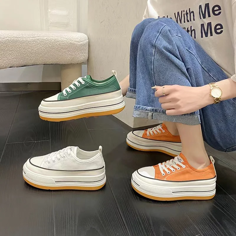 2022 Women's Mesh Sneakers Canvas Lace-Up Sneakers for Women Spring Platform Ladies Shoes Breathable Casual Women's Sport Shoes
2022 Women's Mesh Sneakers Canvas Lace-Up Sneakers for Women Spring Platform Ladies Shoes Breathable Casual Women's Sport Shoes