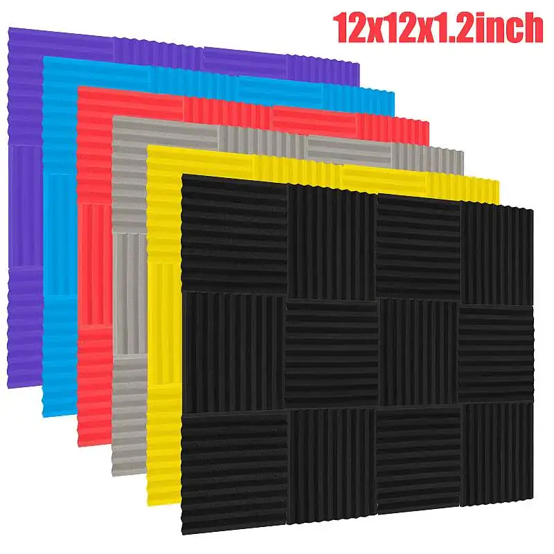 Geepro 300x300x25mm 12PCS Acoustic Foam Soundproofing Panel Studio Acoustic Panel Soundproof Absorption Treatment Panel
Geepro 300x300x25mm 12PCS Acoustic Foam Soundproofing Panel Studio Acoustic Panel Soundproof Absorption Treatment Panel