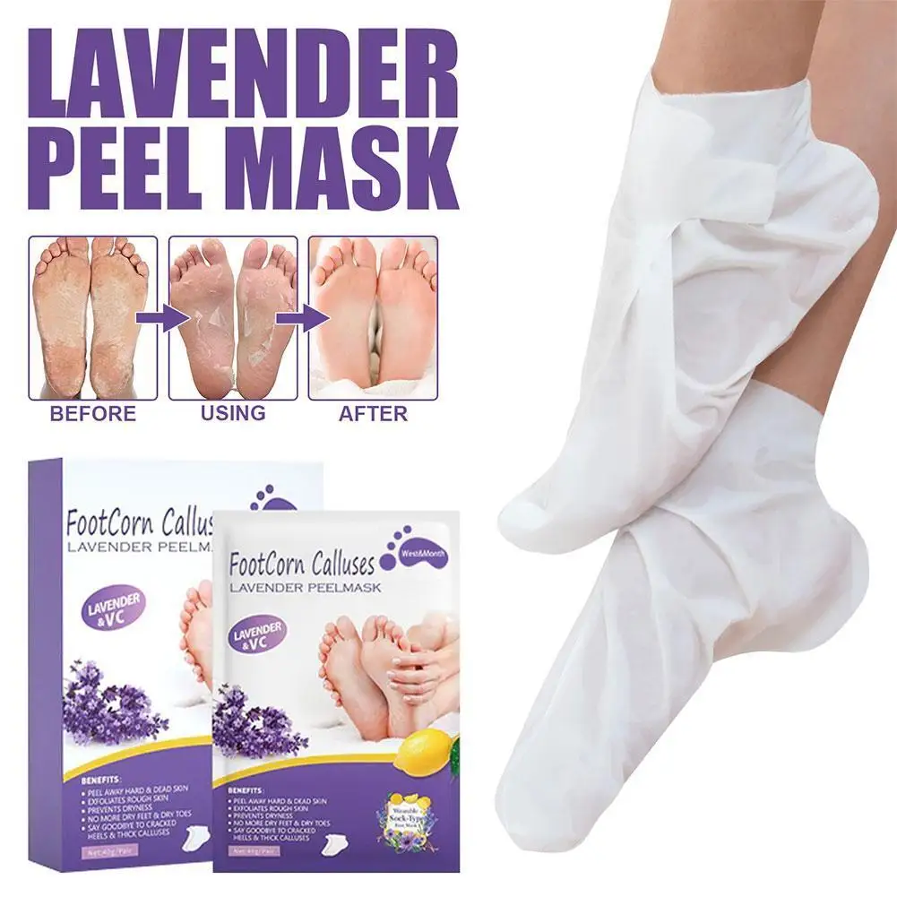 2pair Lavender Exfoliating Foot Mask Removing Dead Brightening Repair Foot Care Smooth Skin Whitening Moisturizing Skin Bea I0X1
2pair Lavender Exfoliating Foot Mask Removing Dead Brightening Repair Foot Care Smooth Skin Whitening Moisturizing Skin Bea I0X1