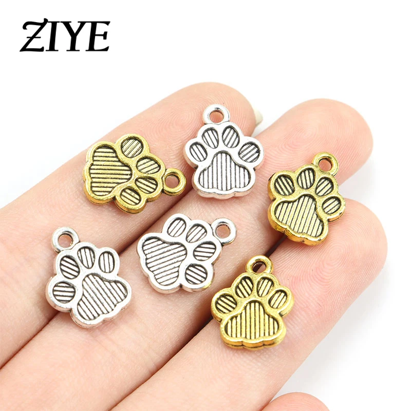 20pcs Dog Paws Charms Antique Gold/Silver Color Cartoon Animal Footprints Alloy Pendant for Jewelry Making DIY Accessories Gifts
20pcs Dog Paws Charms Antique Gold/Silver Color Cartoon Animal Footprints Alloy Pendant for Jewelry Making DIY Accessories Gifts