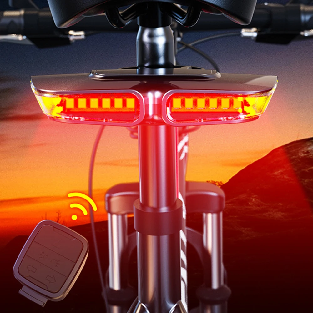 20 LED Wireless Bike Light Turn Signal Taillight Indicator Front Rear Light Remote Flash Back Headlight Bicycle USB Rechargeable
20 LED Wireless Bike Light Turn Signal Taillight Indicator Front Rear Light Remote Flash Back Headlight Bicycle USB Rechargeable