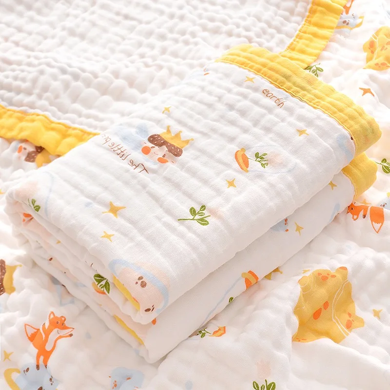 Baby Multifunctional Bath Towel 100% Cotton Gauze Blanket Newborn Hug By Children Blanket
Baby Multifunctional Bath Towel 100% Cotton Gauze Blanket Newborn Hug By Children Blanket