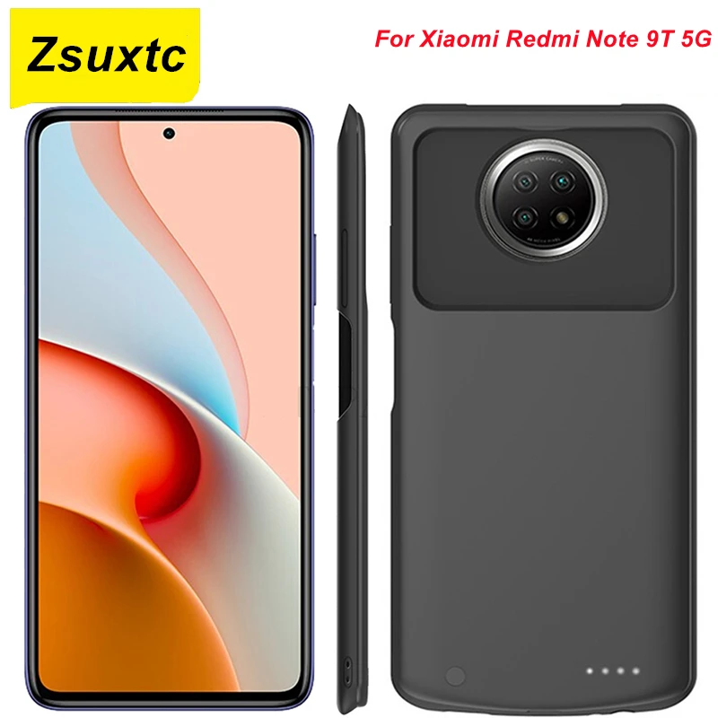 6800Mah Battery Charger Case For Xiaomi Redmi Note 9T 5G Power Case Power Bank Phone Bag Cover Redmi Note 9T Battery Case
6800Mah Battery Charger Case For Xiaomi Redmi Note 9T 5G Power Case Power Bank Phone Bag Cover Redmi Note 9T Battery Case