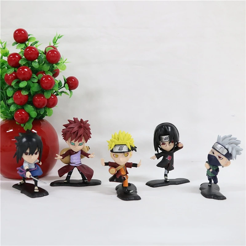 New 5pcs/set Anime Naruto Shippuden Kakashi Naruto Uchiha Itachi Sasuke anime figure Q Version PVC Figures Toys Dolls kid Gift
New 5pcs/set Anime Naruto Shippuden Kakashi Naruto Uchiha Itachi Sasuke anime figure Q Version PVC Figures Toys Dolls kid Gift