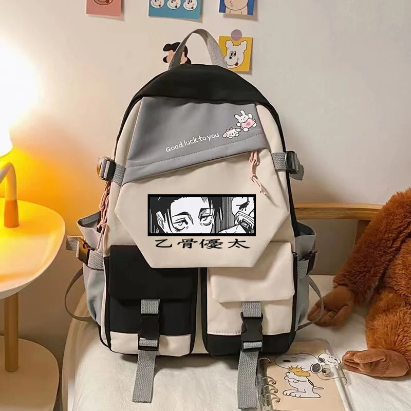 Anime Jujutsu Kaisen Yuta Angry Eyes Vintage Backpacks Bags Multi-Pocket School Backpack Student Girls Laptop Bagpack Mochilas 
Anime Jujutsu Kaisen Yuta Angry Eyes Vintage Backpacks Bags Multi-Pocket School Backpack Student Girls Laptop Bagpack Mochilas