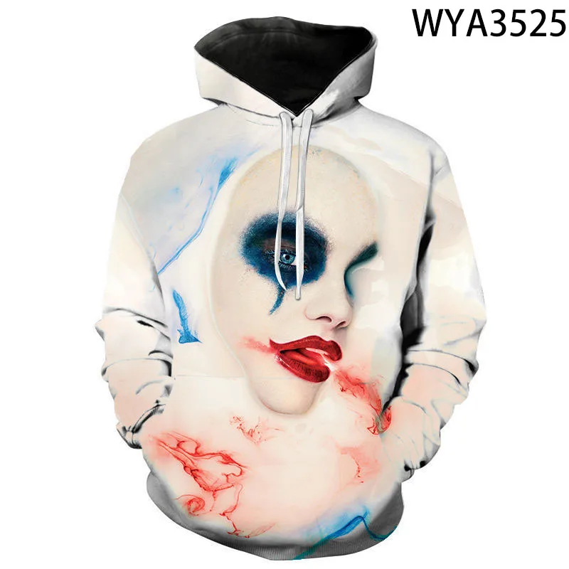 Horror Hoodies Sweatshirt 3D Printed Men Women Children Fashion Boy Girl Kids Pullover Streetwear Coat Jacket
Horror Hoodies Sweatshirt 3D Printed Men Women Children Fashion Boy Girl Kids Pullover Streetwear Coat Jacket