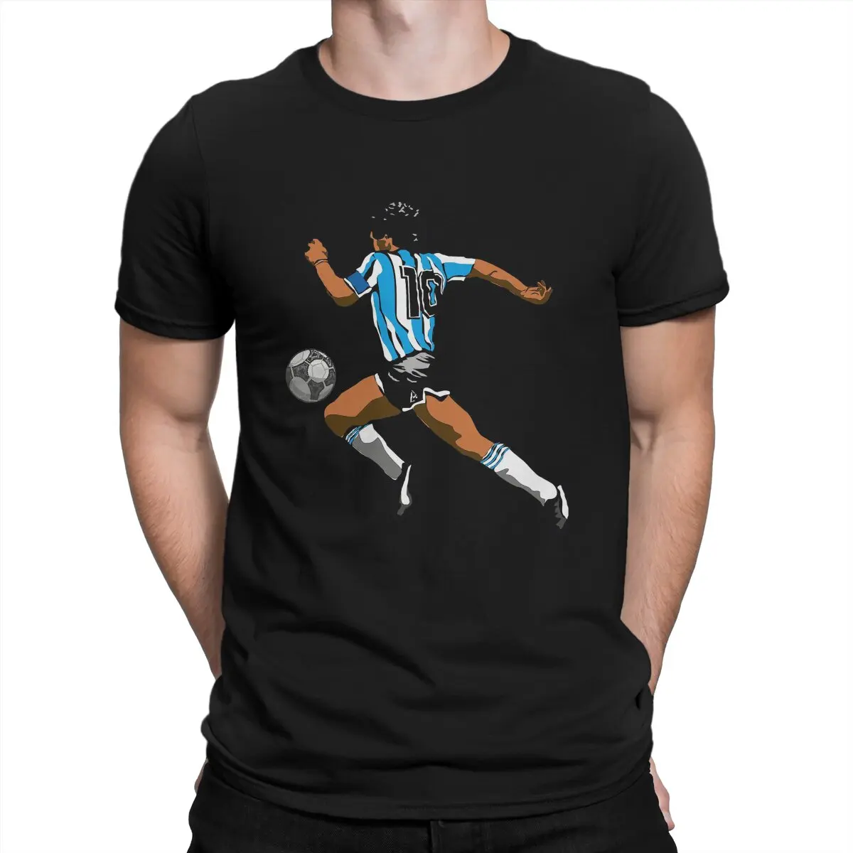 

Men El Diego T Shirt Maradona Great Best Player Pure Cotton Clothes Novelty Short Sleeve Round Collar Tees Gift Idea T-Shirts