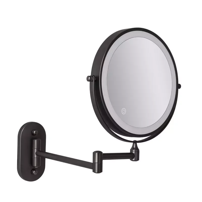 8 inch Wall Mounted Makeup Mirror Matte Golden/Black Magnifying Double Side USB Charging Bathroom Smart Cosmetic Mirrors 
8 inch Wall Mounted Makeup Mirror Matte Golden/Black Magnifying Double Side USB Charging Bathroom Smart Cosmetic Mirrors