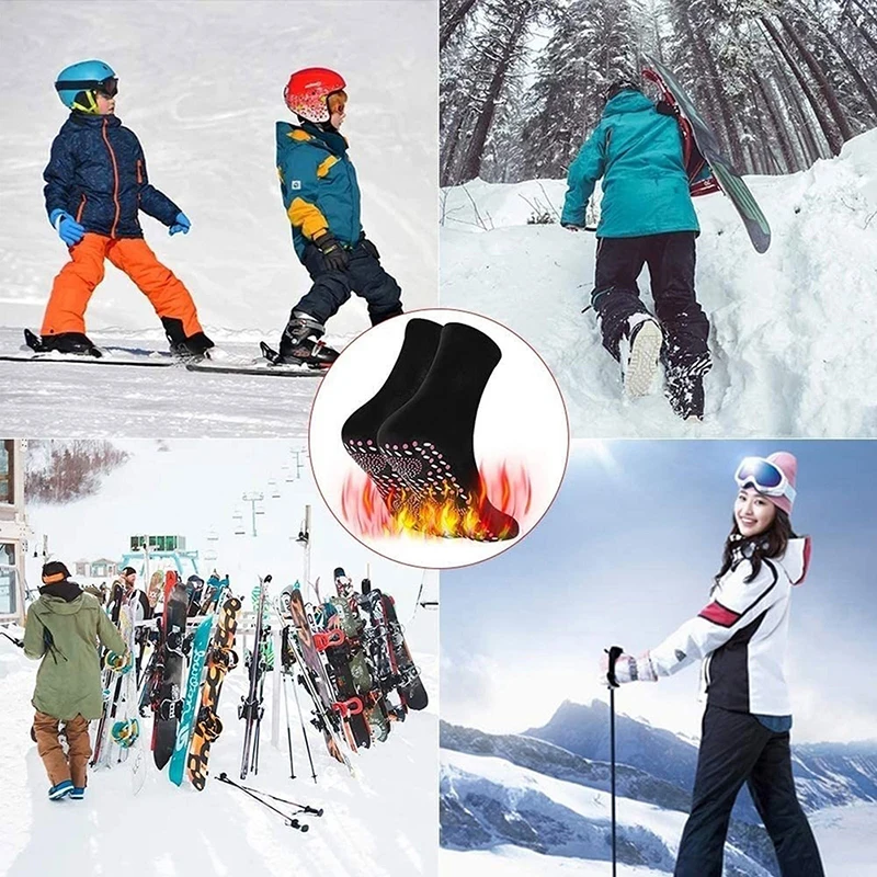 1 Pair Winter Self Heating Health Care Socks Women Ski Outdoor Sports Breathable Massage Socks
1 Pair Winter Self Heating Health Care Socks Women Ski Outdoor Sports Breathable Massage Socks