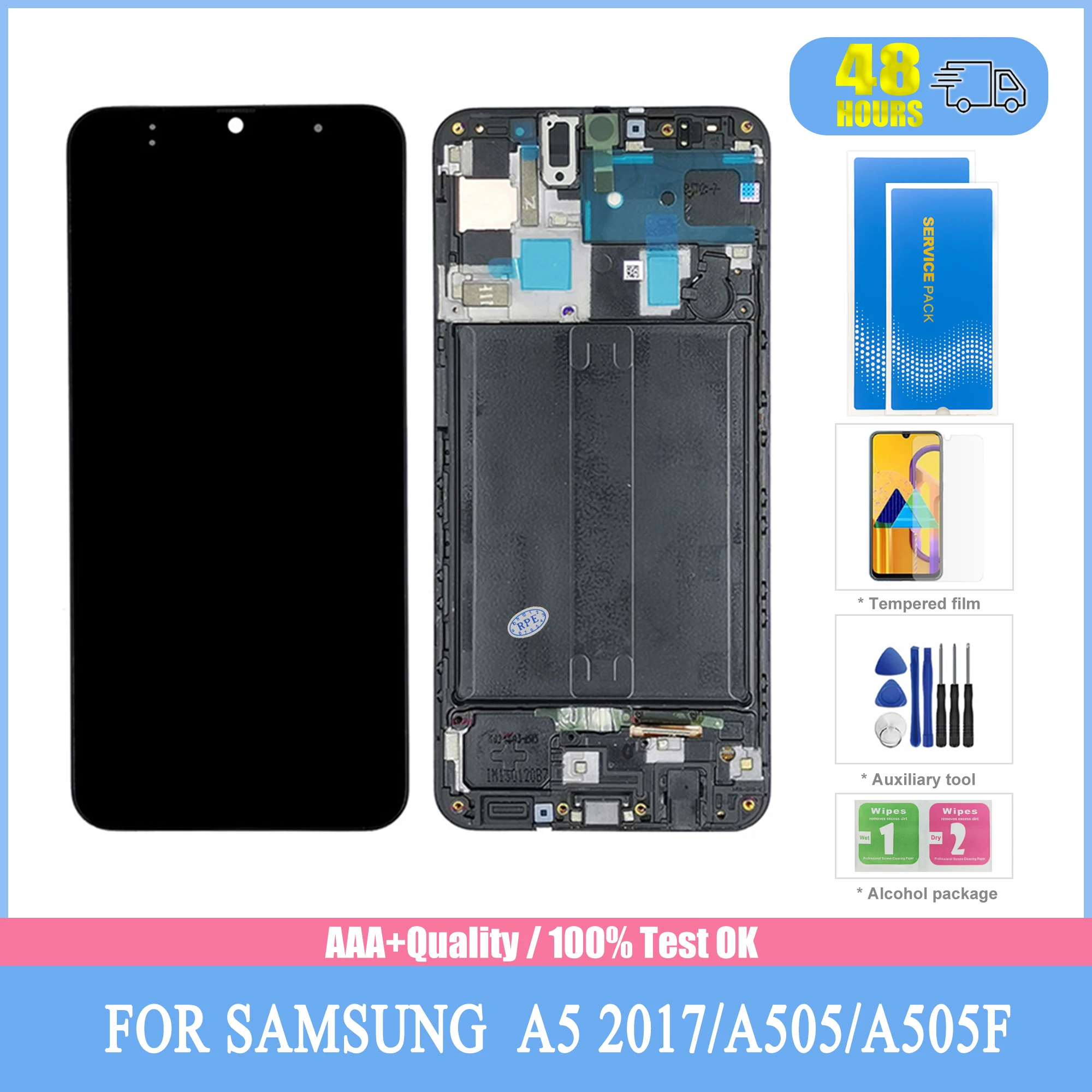 Оригинальный дисплей AAA для Samsung Galaxy A50 SM-A505FN/DS A505F/DS A505, ЖК-дисплей с сенсорным экраном, дигитайзер с рамкой для Samsung A50 LCD
Оригинальный дисплей AAA для Samsung Galaxy A50 SM-A505FN/DS A505F/DS A505, ЖК-дисплей с сенсорным экраном, дигитайзер с рамкой для Samsung A50 LCD
