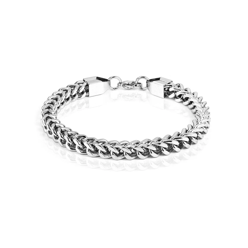 Мужской браслет-цепочка из нержавеющей стали
Мужской браслет-цепочка из нержавеющей стали