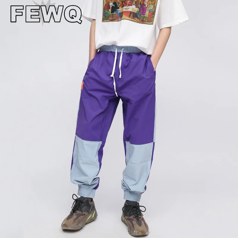 FEWQ Patchwork Men's Casual Pants Stitching Color Male Trousers Drawstring Streetwear Leggings 2023 Spring Stylish New 24B1159
FEWQ Patchwork Men's Casual Pants Stitching Color Male Trousers Drawstring Streetwear Leggings 2023 Spring Stylish New 24B1159