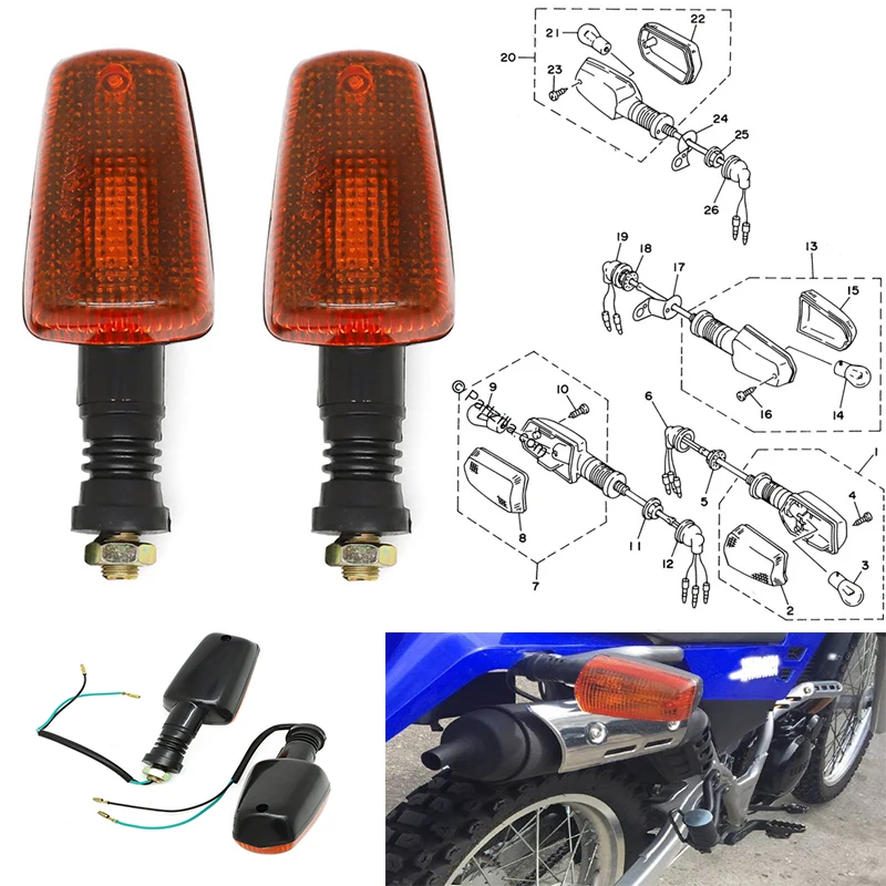 2/4 Pcs Motorcycle Tail Brake Rear Turn Signal Light Lamps For Yamaha XT225 XT250 FZR400 FZR600 Radian 600 XT600 Rear Indicator
2/4 Pcs Motorcycle Tail Brake Rear Turn Signal Light Lamps For Yamaha XT225 XT250 FZR400 FZR600 Radian 600 XT600 Rear Indicator