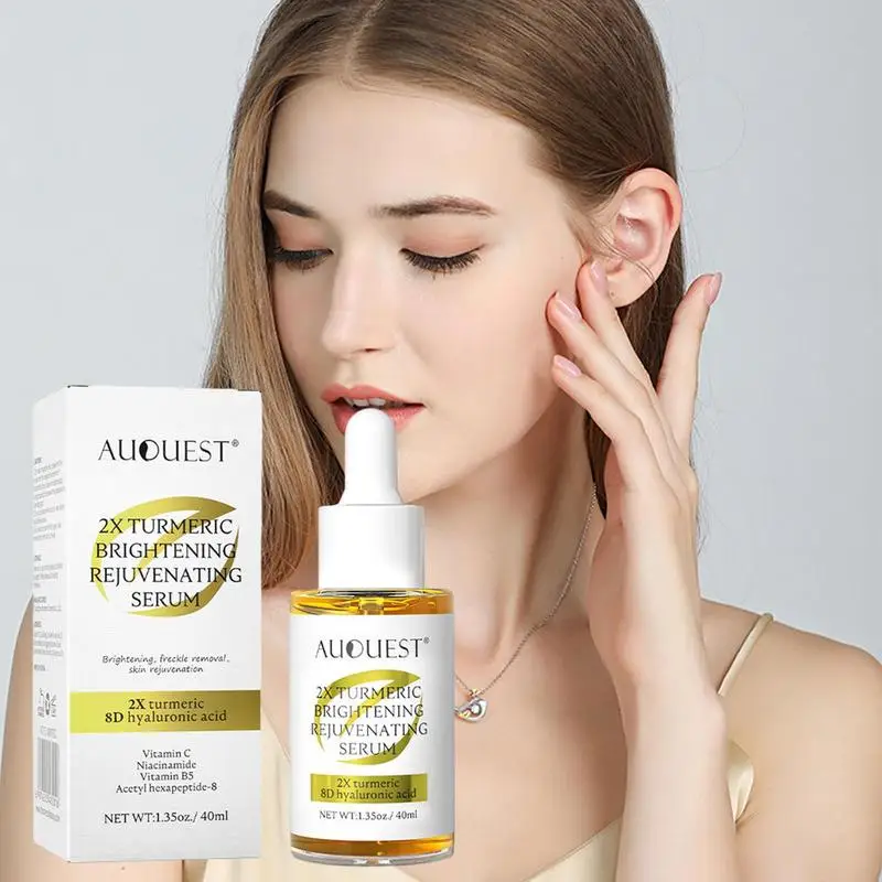 Turmeric Freckle Rejuvenating Serum 40ml Moisturizing Repair Skin Brighten Fade Dark Spot Essence Face Skin Care
Turmeric Freckle Rejuvenating Serum 40ml Moisturizing Repair Skin Brighten Fade Dark Spot Essence Face Skin Care