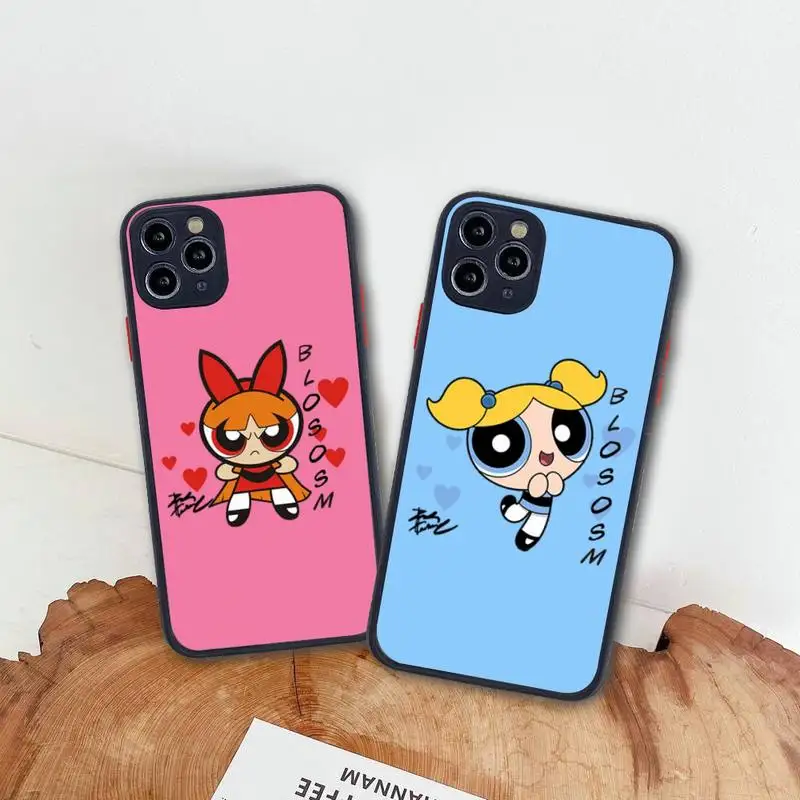 Bandai Anime Powerpuff Girls Phone Case For iphone 13 12 11 Pro Max Mini XS 8 7 Plus X SE 2020 XR Matte Transparent Cover
Bandai Anime Powerpuff Girls Phone Case For iphone 13 12 11 Pro Max Mini XS 8 7 Plus X SE 2020 XR Matte Transparent Cover