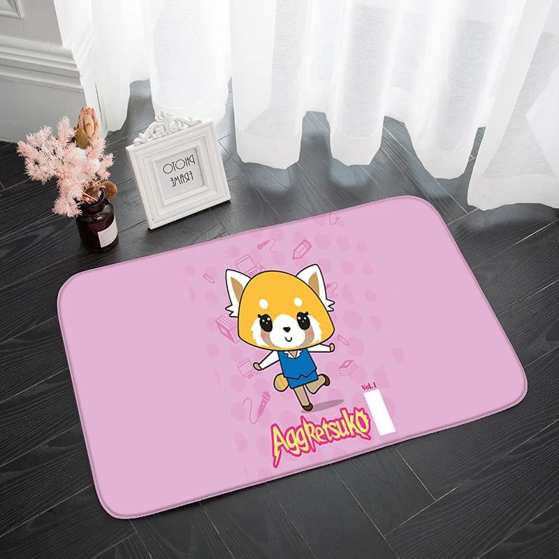 Pink Kawaii Aggretsuko Bedrooom Carpet Non-slip And Washable Kitchen Mat Living Room Rugs Bath Anti Door Bedside Entrance Mats
Pink Kawaii Aggretsuko Bedrooom Carpet Non-slip And Washable Kitchen Mat Living Room Rugs Bath Anti Door Bedside Entrance Mats