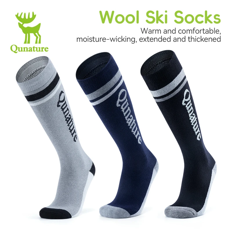 Qunature Skiing & Snowboarding Socks Men Women Thermal Warm Wool Long Stockings Soft Outdoor Winter Sports Socks Accessories
Qunature Skiing & Snowboarding Socks Men Women Thermal Warm Wool Long Stockings Soft Outdoor Winter Sports Socks Accessories