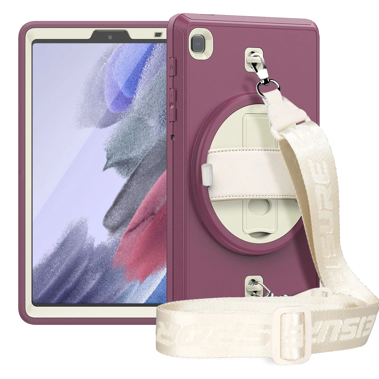 Three Layers Protective Kids Case for Samsung Galaxy Tab A7 Lite Shockproof Cover T220 T225 Silicone Case with Shoulder Strap
Three Layers Protective Kids Case for Samsung Galaxy Tab A7 Lite Shockproof Cover T220 T225 Silicone Case with Shoulder Strap