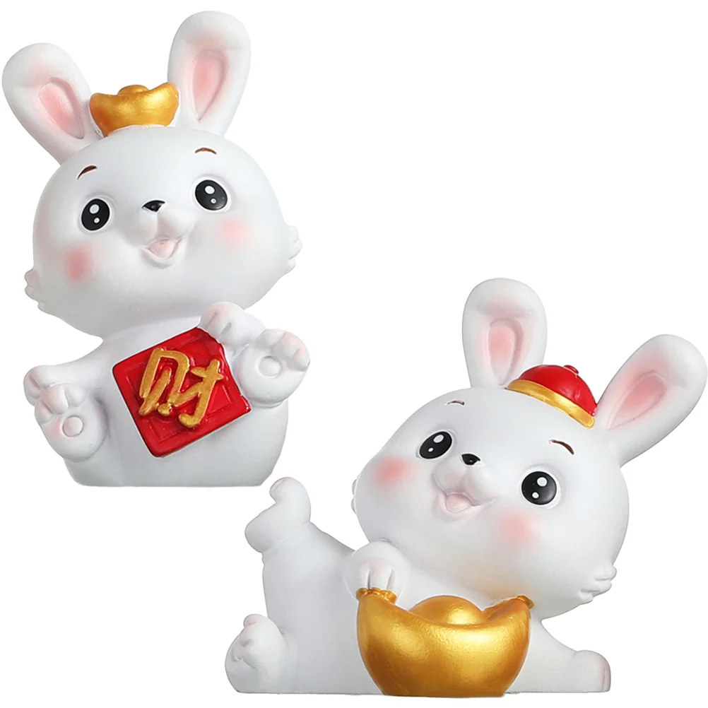 Rabbit Figurine Bunny Chinese Year Zodiac Decorfigurines Fortune New Figures Miniature Mascot Statue Sculpture Lucky Car Mini
Rabbit Figurine Bunny Chinese Year Zodiac Decorfigurines Fortune New Figures Miniature Mascot Statue Sculpture Lucky Car Mini