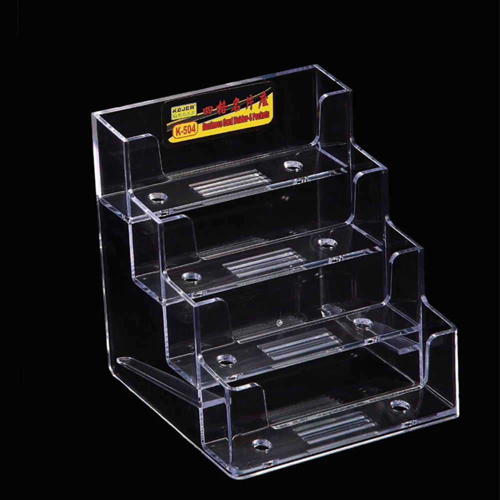 Business Card Case Holder Clear Desk Shelf Box Storage Display Stand Acrylic Plastic Transparent Desktop Business Card Holder
Business Card Case Holder Clear Desk Shelf Box Storage Display Stand Acrylic Plastic Transparent Desktop Business Card Holder