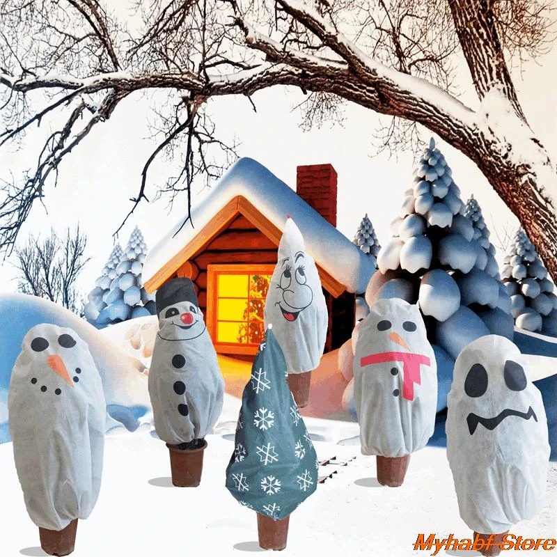 Cute Cartoon Plant Cover Christmas Tree Shrub Anti-Insect Frost Protection Winter Plant Cover Bags Christmas Home Garden Decor
Cute Cartoon Plant Cover Christmas Tree Shrub Anti-Insect Frost Protection Winter Plant Cover Bags Christmas Home Garden Decor