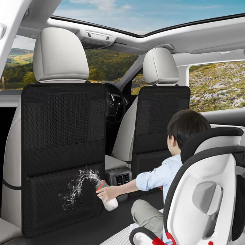 Органайзер на заднее сиденье автомобиля, водонепроницаемая подвесная сумка из ткани Оксфорд, с большими карманами, защитный коврик
Органайзер на заднее сиденье автомобиля, водонепроницаемая подвесная сумка из ткани Оксфорд, с большими карманами, защитный коврик