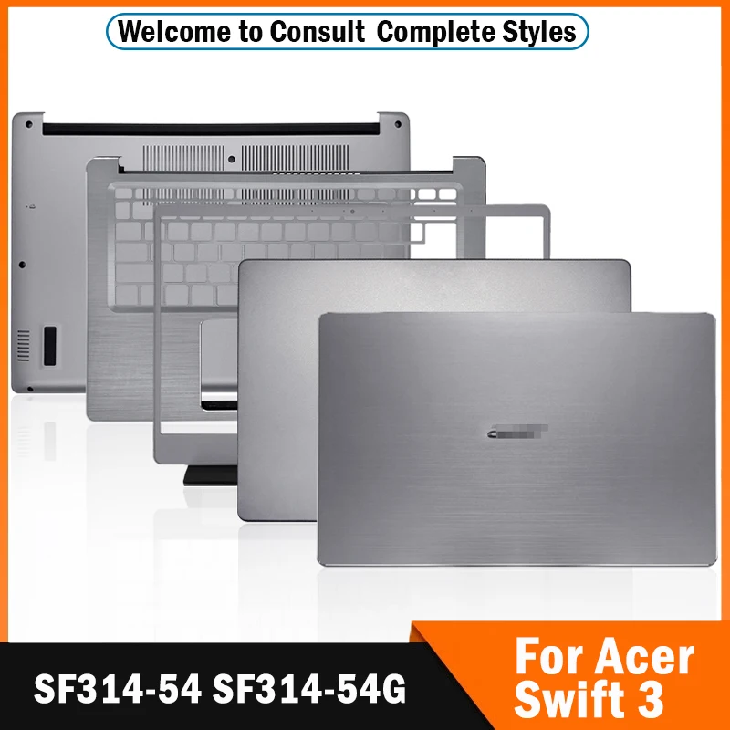 New Laptop LCD Back Cover/Front Bezel/Palmrest/Bottom Case For Acer Swift 3 SF314-54 SF314-54G Laptop Housing Top A Case Gray
New Laptop LCD Back Cover/Front Bezel/Palmrest/Bottom Case For Acer Swift 3 SF314-54 SF314-54G Laptop Housing Top A Case Gray