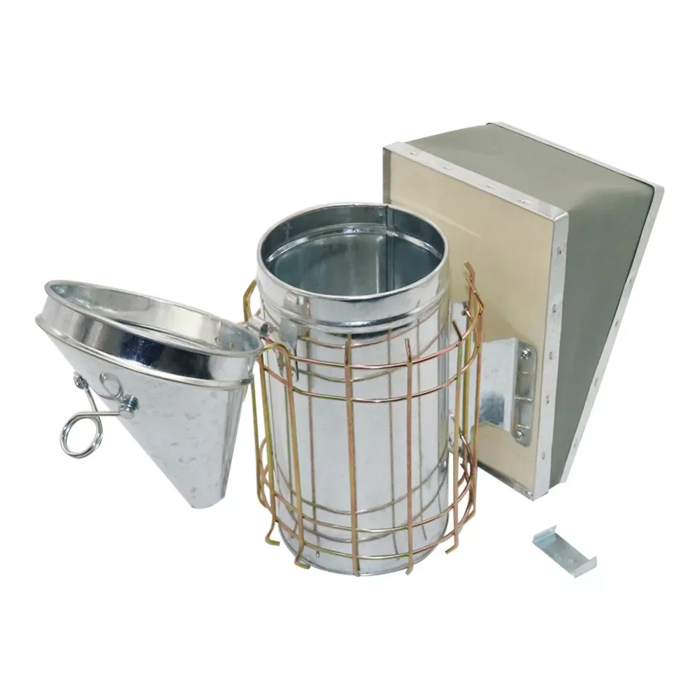 Steel Smoke sprayer Bee Smoker Apiculture Beekeeper Dedicated Smoked bee Beekeeping Equipment 1 Pc
Steel Smoke sprayer Bee Smoker Apiculture Beekeeper Dedicated Smoked bee Beekeeping Equipment 1 Pc