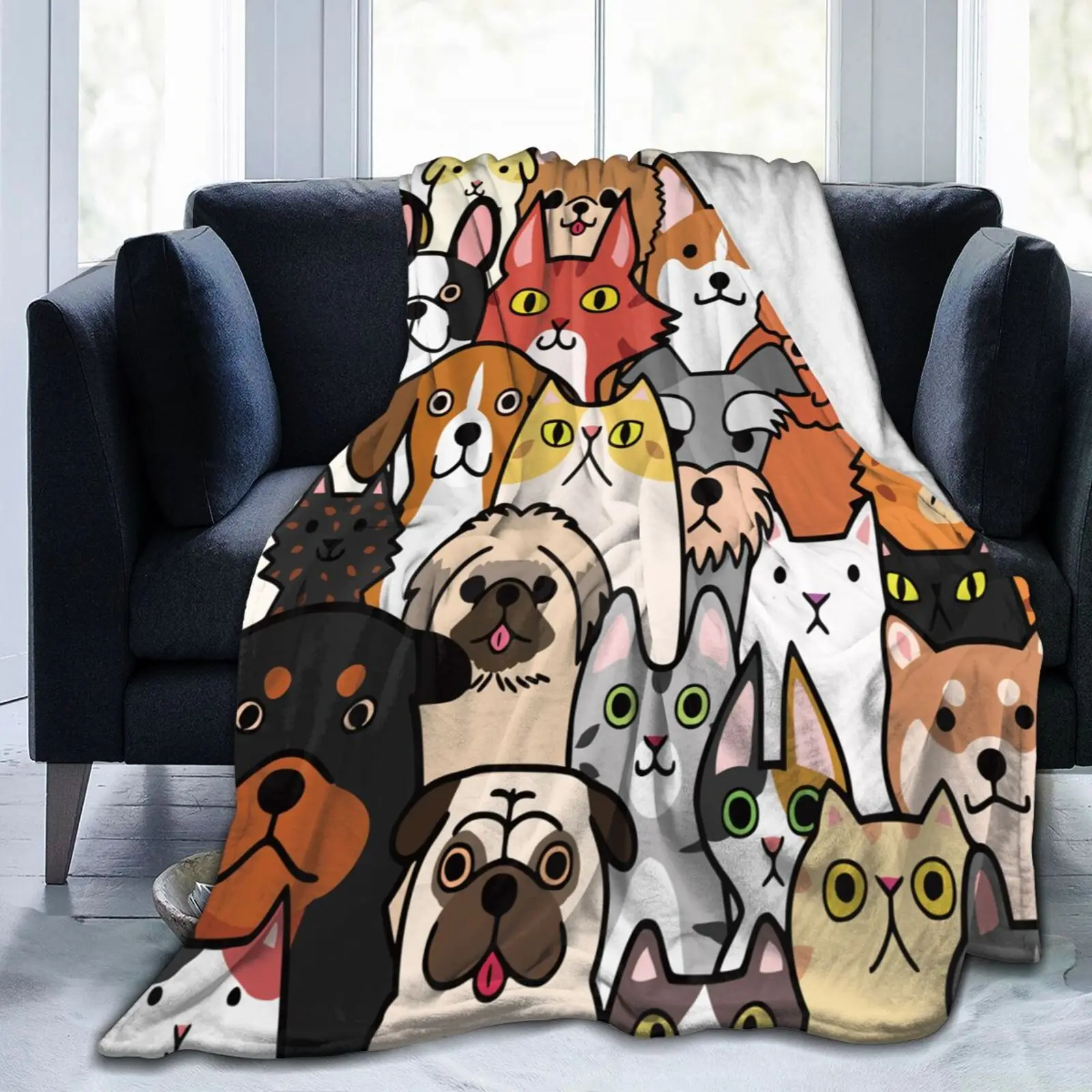 Cartoon Puppy Pet Child Blanket Flannel Sofa Blanket Spring and Autumn Anime Breathable Super Warm Blanket Travel Bed Blanket
Cartoon Puppy Pet Child Blanket Flannel Sofa Blanket Spring and Autumn Anime Breathable Super Warm Blanket Travel Bed Blanket