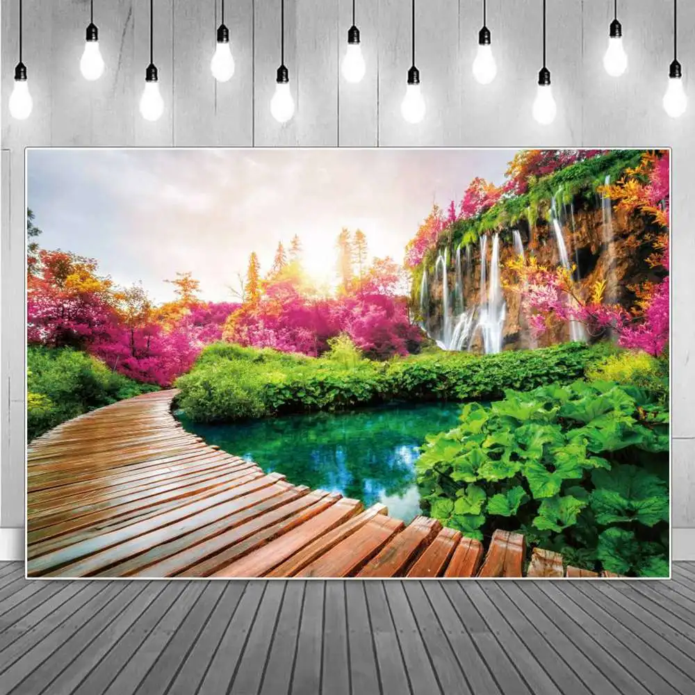 Park Flowers Blossom Photography Backdrops Spring Mountain Waterfall Board Pathway Children Holiday Decoration Photo Background
Park Flowers Blossom Photography Backdrops Spring Mountain Waterfall Board Pathway Children Holiday Decoration Photo Background