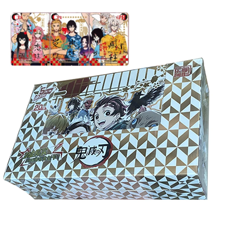 Japanese Demon Slayer Card Box Anime TCG Game Cards Kimetsu No Yaiba Table Playing Toys For Family Children Christma Gifts
Japanese Demon Slayer Card Box Anime TCG Game Cards Kimetsu No Yaiba Table Playing Toys For Family Children Christma Gifts