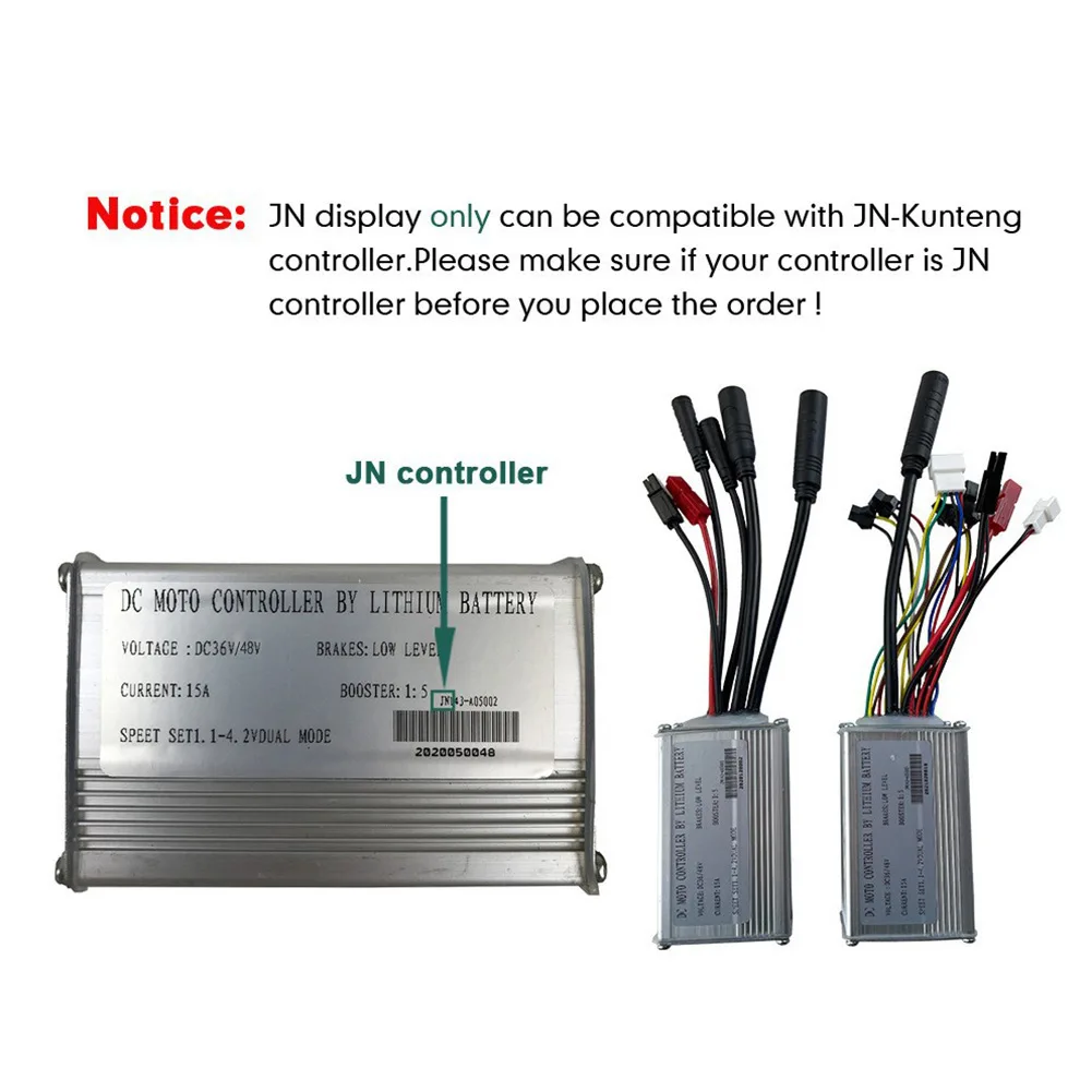 Electric Bicycle Display JN Controller Panel 36V 48V S810 LED Display Waterproof With Memory Function E-Bike Accessories
Electric Bicycle Display JN Controller Panel 36V 48V S810 LED Display Waterproof With Memory Function E-Bike Accessories