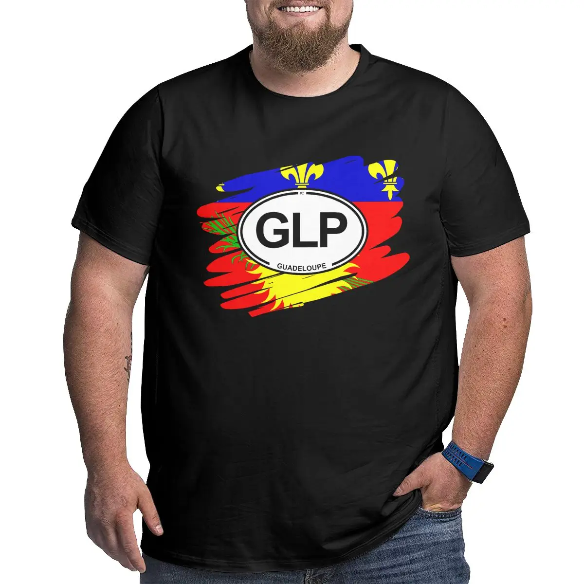 Guadeloupe, Guadeloupean Flag Classic Big Size Funny Oversized T-shirt Funny Novelty Plus Size Tees Tops
Guadeloupe, Guadeloupean Flag Classic Big Size Funny Oversized T-shirt Funny Novelty Plus Size Tees Tops