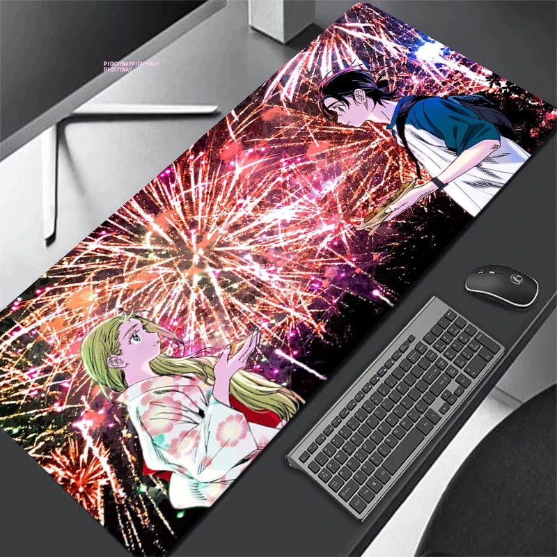 

Summer Time Rendering Anime 80x30cm XL Lockedge Large Gaming MousePad Computer Gamer Mousemat Desk Mousepads for PC Desk Pad