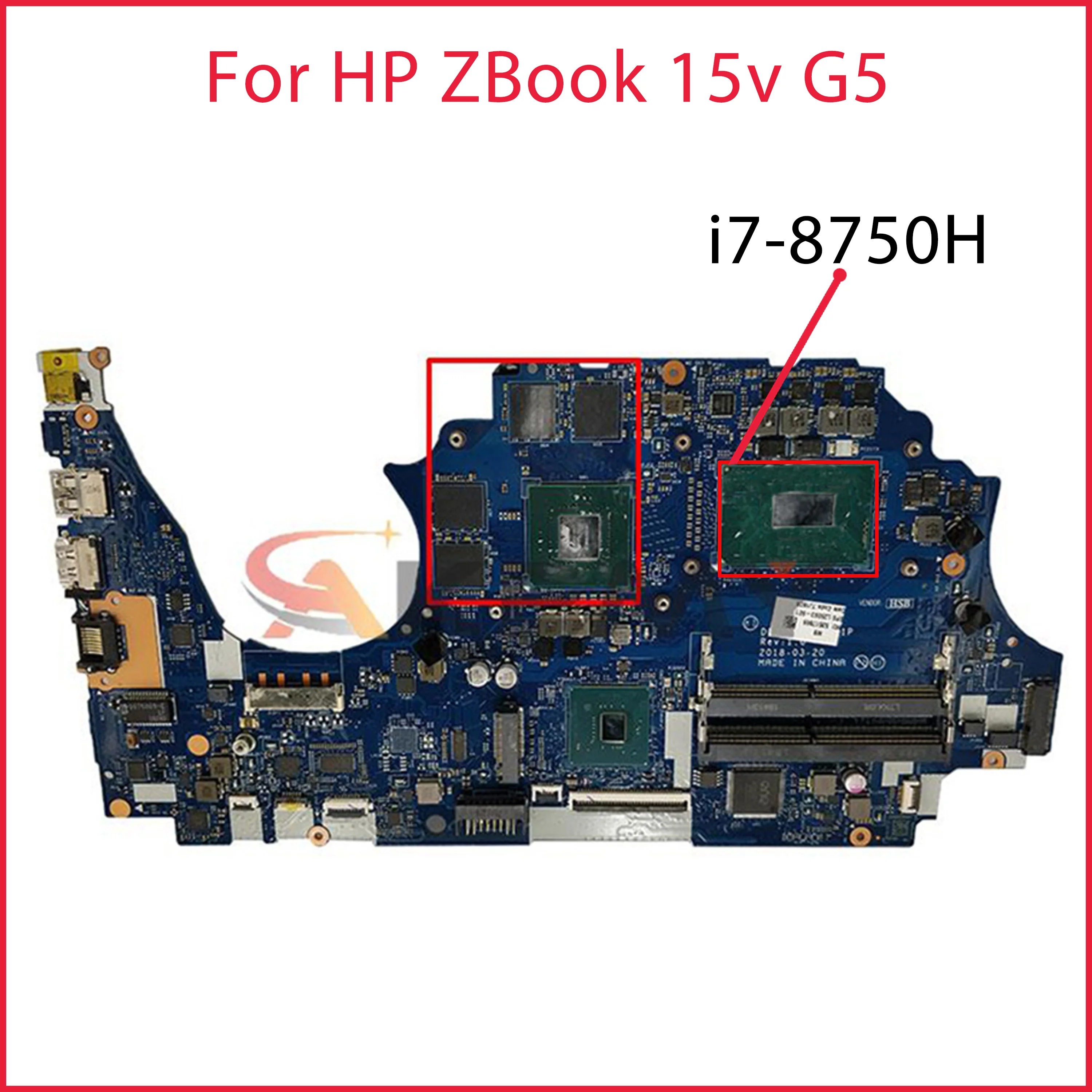 LA-F851P For HP ZBook 15v G5 Laptop Motherboard W/ i7-8750H NVIDIA Quadro P600 4G-GPU L25092-001 L25092-601 L25093-601
LA-F851P For HP ZBook 15v G5 Laptop Motherboard W/ i7-8750H NVIDIA Quadro P600 4G-GPU L25092-001 L25092-601 L25093-601
