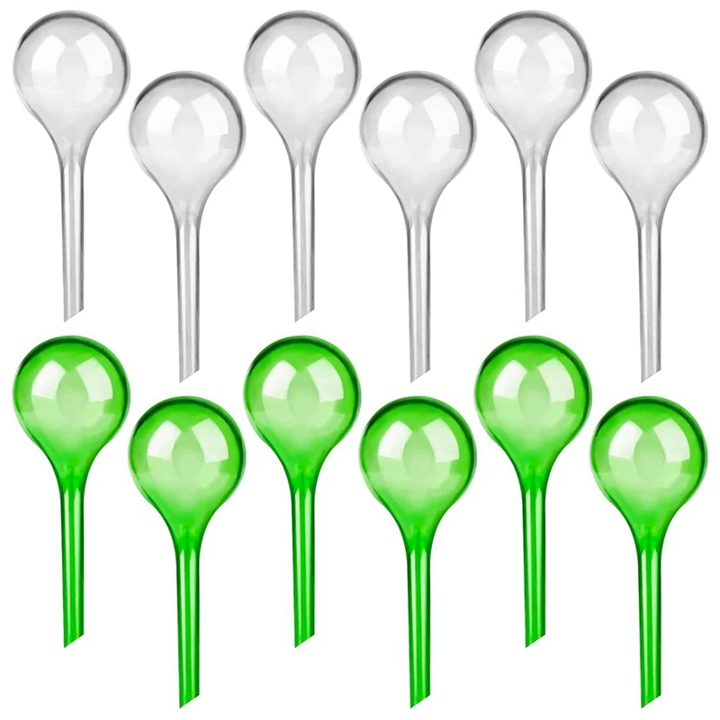 12 Pieces Watering Globe Set, PP Watering Bulbs Globe, Imitation Glass Plant Self-Watering Globes, Self Watering System
12 Pieces Watering Globe Set, PP Watering Bulbs Globe, Imitation Glass Plant Self-Watering Globes, Self Watering System