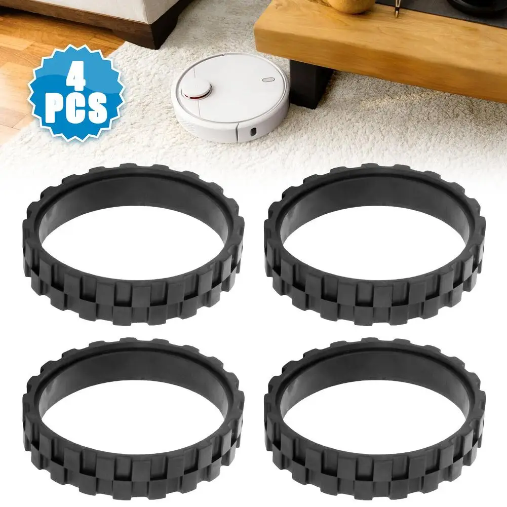 4pcs Anti-slip Tires Replacement Parts Wear-resistant Natural Rubber Tires Compatible For Irobot Roomba Wheel Series 500 600
4pcs Anti-slip Tires Replacement Parts Wear-resistant Natural Rubber Tires Compatible For Irobot Roomba Wheel Series 500 600