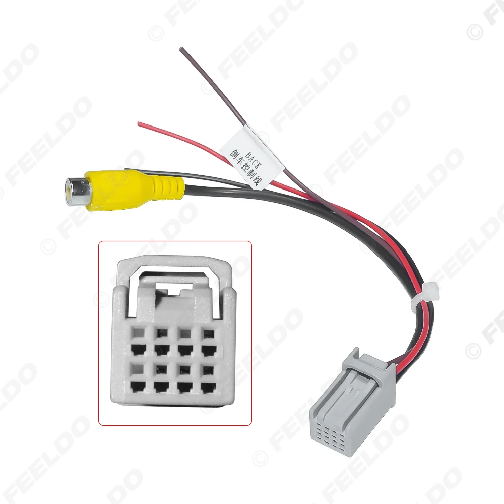 FEELDO автомобильная парковочная задняя камера, видеоразъем, конвертер, кабель RCA для Mitsubishi (14-20), 8 контактов, адаптер парковочного обратного провода
FEELDO автомобильная парковочная задняя камера, видеоразъем, конвертер, кабель RCA для Mitsubishi (14-20), 8 контактов, адаптер парковочного обратного провода