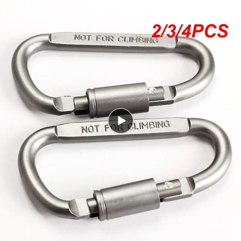 4PCS Aluminum Alloy Carabiner Outdoor Climbing Camping Carabiner Locking Hook Screw D Buckle Keychain Multi Tools Accessories
4PCS Aluminum Alloy Carabiner Outdoor Climbing Camping Carabiner Locking Hook Screw D Buckle Keychain Multi Tools Accessories