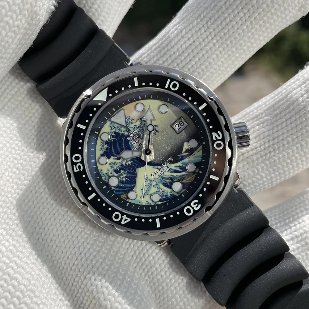 Часы STEELDIVE SD1975J Мужские механические, дизайнерские водонепроницаемые с светящимся циферблатом тунца, канагава, 30 бар, NH35
Часы STEELDIVE SD1975J Мужские механические, дизайнерские водонепроницаемые с светящимся циферблатом тунца, канагава, 30 бар, NH35