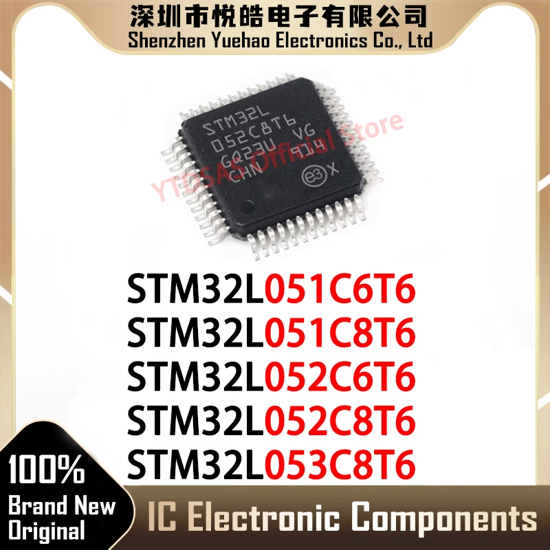 

STM32L051C6T6 STM32L051C8T6 STM32L052C6T6 STM32L052C8T6 STM32L053C8T6 STM32L051 STM32L052 STM32L053 STM32L STM32 IC MCU LQFP-48