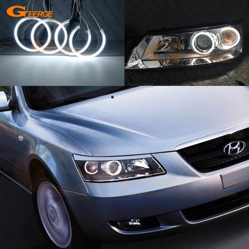 For Hyundai Sonata NF Pre facelift 2005 2006 2007 Excellent Ultra bright CCFL Angel Eyes Halo Rings Light car Accessories
For Hyundai Sonata NF Pre facelift 2005 2006 2007 Excellent Ultra bright CCFL Angel Eyes Halo Rings Light car Accessories